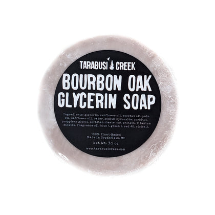 Bourbon Oak Glycerin Soap Bar