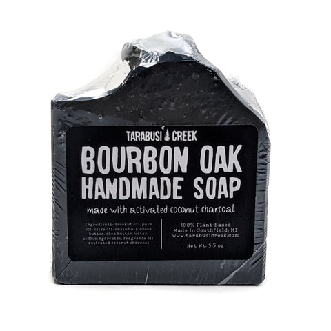 Bourbon Oak Charcoal Soap Bar